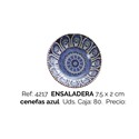 ENSALADERA 7,5 X 2 CM CENEFAS AZUL
