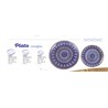 PLATOS CENEFAS AZUL 26 CM