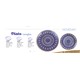 PLATOS CENEFAS AZUL 20 CM