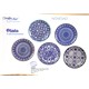 PLATOS CENEFAS AZUL 20 CM 5 DEC