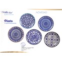 PLATOS CENEFAS AZUL 20 CM 5 DEC