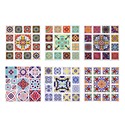 AZULEJO POSAVASOS CUADRADO RELIEVE 11 X 11 CM