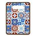 AZULEJO DECORATIVA RECTANGULAR 24 X 18 CM