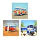 AZULEJO DECORATIVO CARAVANA DE 19.5 X 19.5 CM