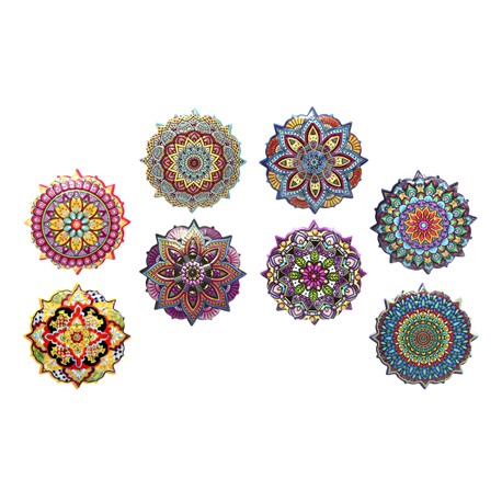 IMANES BRILLANTES ESTRELLA DE 4 X 4 CM SURTIDOS