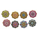 IMANES BRILLANTES REDONDOS DE 4 X 4 CM SURTIDOS