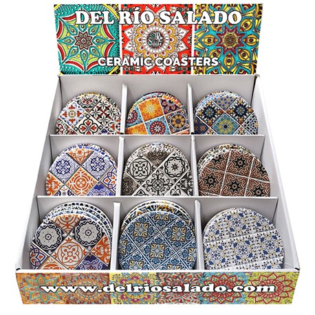 EXPOSITOR POSAVASOS CARTON REGALO