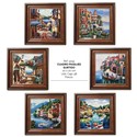 CUADRO PAISAJES SURT 20 X 20 CM