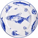 PLATO REDONDO 28 CM PECES CON AGUAJERO