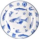 PLATO GRANDE 36 CM PECES CON AGUJERO