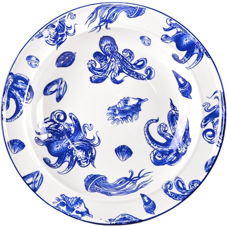 PLATO GRANDE 36 CM PULPO CON AGUJERO