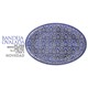 BANDEJA OVALADA GRD GRES AZUL 41.5 X 28.5 CM