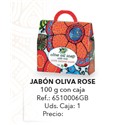 JABON OLIVA ROSE 100 gr CON CAJA