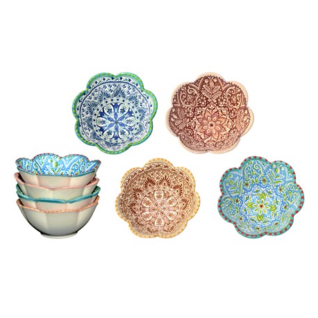 CUENCO MED TREVOL 14 X 5 CM ARIS PASTEL