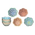 CUENCO MED TREVOL 14 X 5 CM ARIS PASTEL