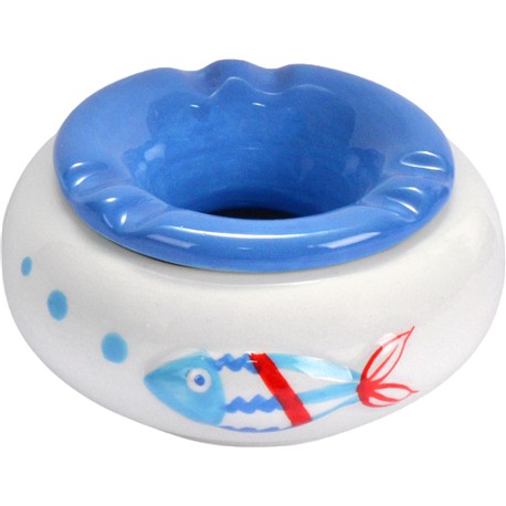 CENICERO PECES 8,5 X 8,5 X 4,5 CM