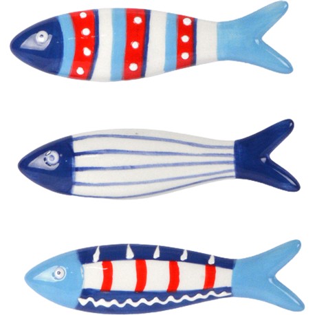 IMAN PECES 3 PIEZAS SURT 11 X 3 X 0,6 CM