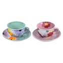 TAZA DE CAFÉ ARTES GRES DECORADO 15,5X15,5X2,2 CM