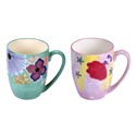 VASO ASA ARTESANAL GRES DECORADO 12X8,2X10,5 CM