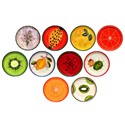 CUENCO 9 CM PEQU. FRUTAS