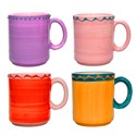 VASO ASA 10 CM FLOWERS PASTEL
