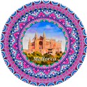 POSAVASOS RED. MALLORCA CATEDRAL SURT 10X10CM