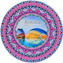 POSAVASOS RED. VALENCIA ROSA SURT 10X10CM