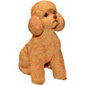 PERRO MARRON RESINA 25,6 X 15,8 X 29,7 CM CM