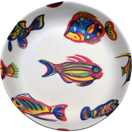ENSALADERA PECES COLORES 16 CM