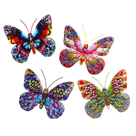 MARIPOSA FORJA SURTIDA 20X22 CM PARA COLGAR