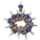 TAPON ACEITE CENEFAS AZUL 7X 3,5 CM 5