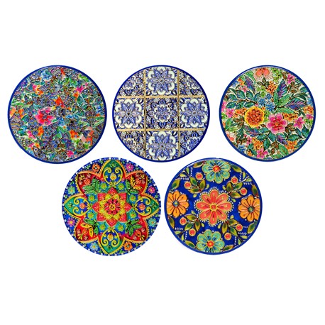 AZULEJO RED. MULTIC. DECORATIVO SURT 10CM