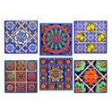 AZULEJO CUAD. LISO DECORATIVO 16x16 CM