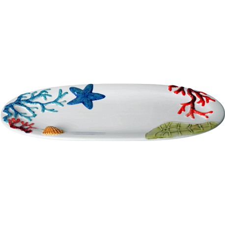 BANDEJA OVALADA MARINA 43X18,4X2,5 CM