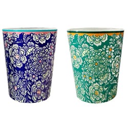 CHUPITO 5X6 CM FLOWERS PASTEL 2 DISEÑOS