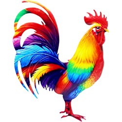 GALLO METAL 12,5X17 CM PARA COLGAR