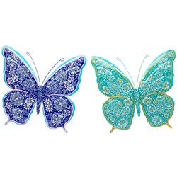 MARIPOSA METAL 22X19 CM PARA COLGAR