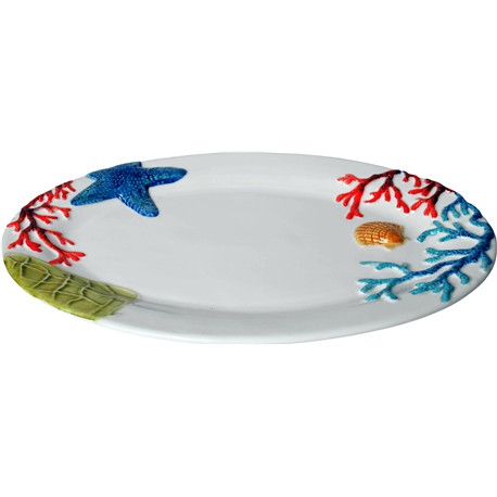 BANDEJA OVALA MARINA 36,5X26,4X4,3 CM