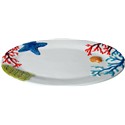 BANDEJA OVALA MARINA 36,5X26,4X4,3 CM